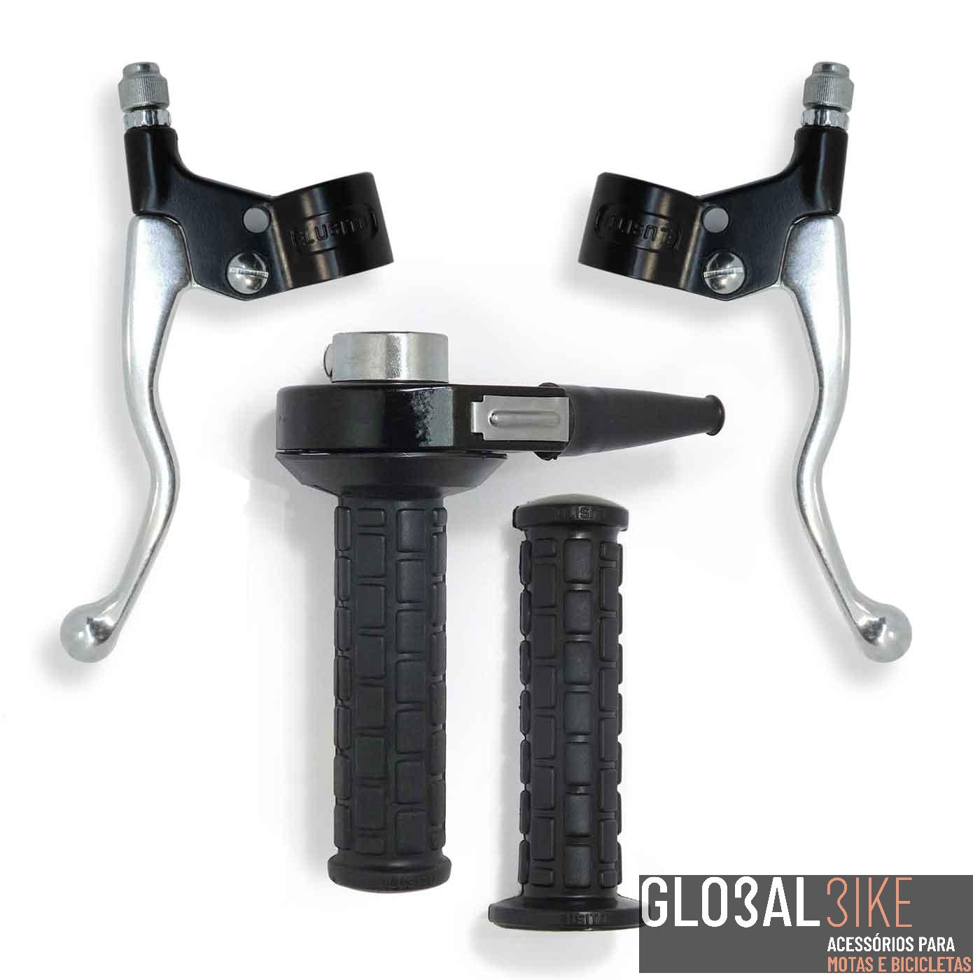 Conjunto Punhos Lusito M.77 Manete Polida Curta