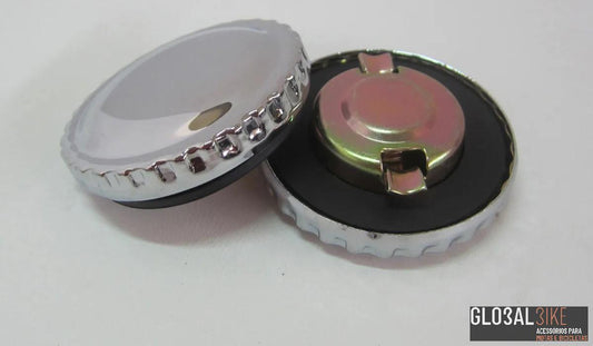 Tampão Gasolina Cromado