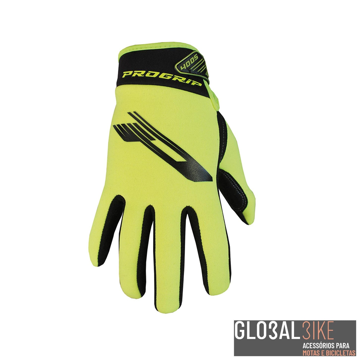 Luva Moto 4005 Neoprene Amarelo Fluor Progrip