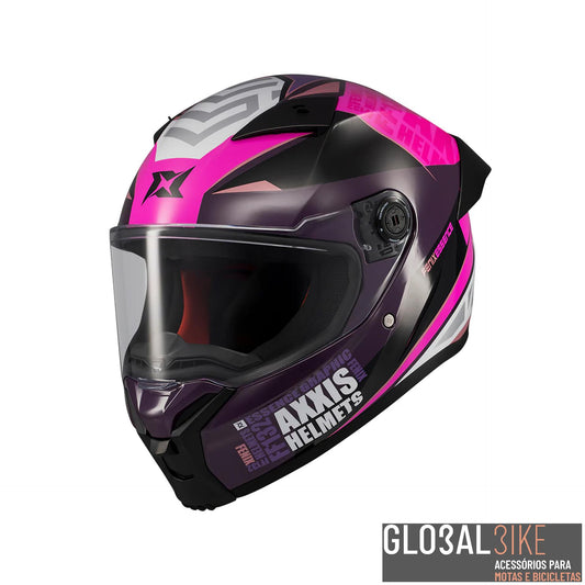 Capacete Fenix Essence Rosa Axxix
