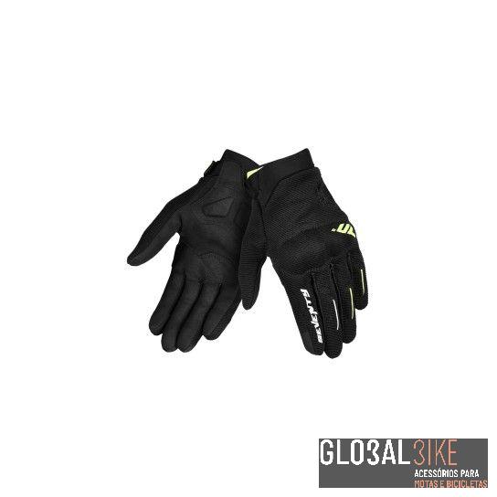 Luva Moto Verão SD-C40 Asphalt Urban Preto/Amarelo Seventy