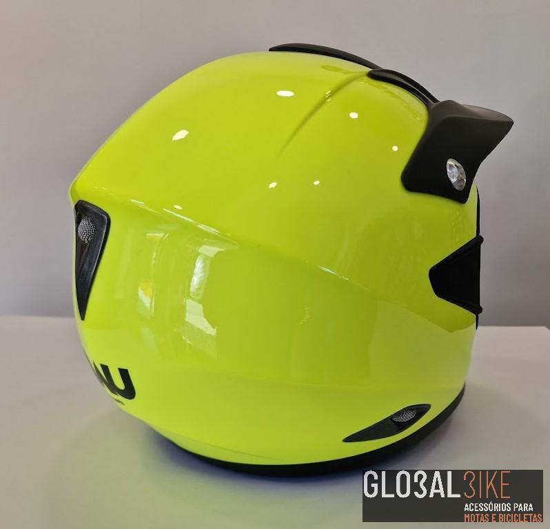 Capacete Cross N45 ´XT 45´ Neon/Preto Mate NAU