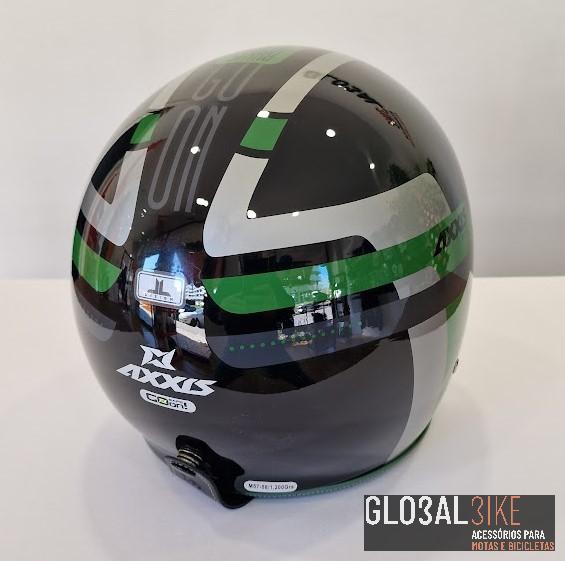 Capacete Hornet SV OLDSTYLE Prt/Vrd Axxis