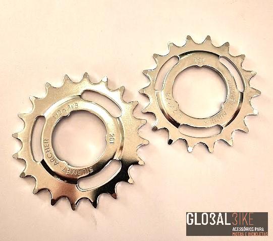 Pinhão/Crema. Mudança Cubo 3 Vel. Sturmey Archer