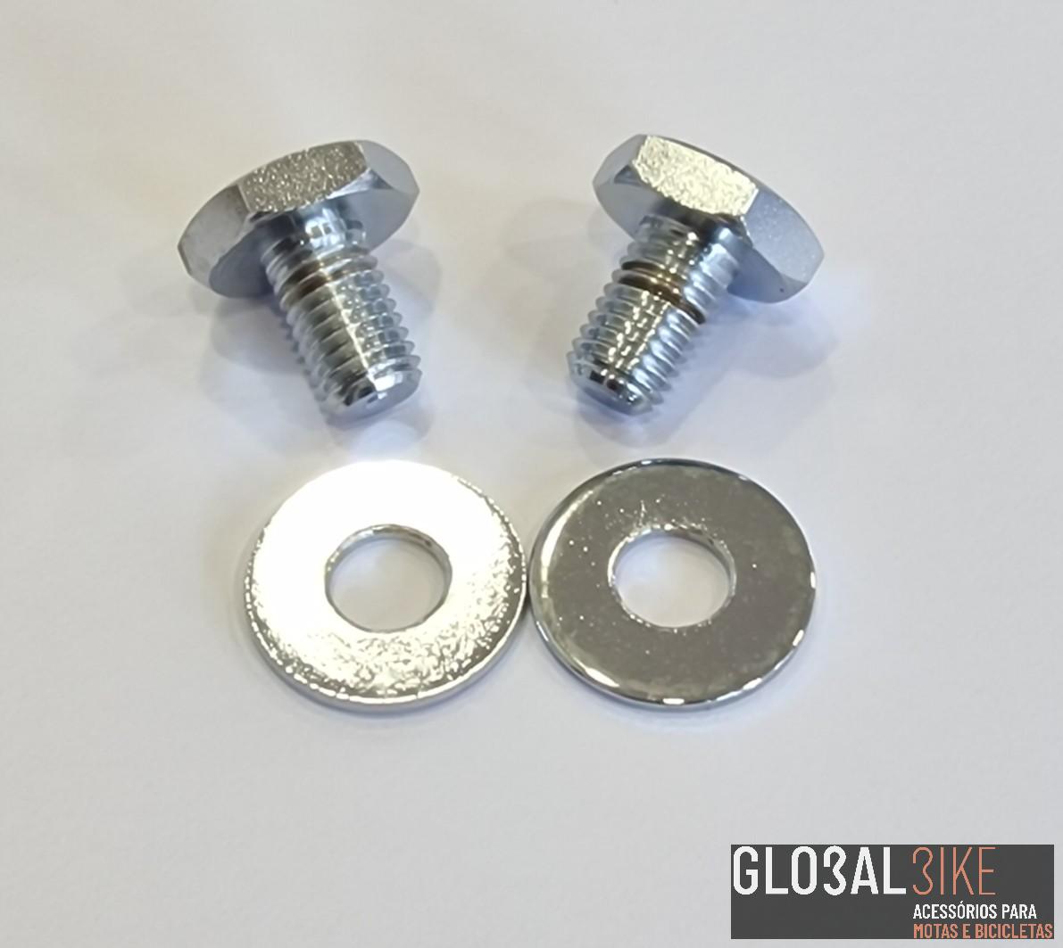 Parafuso c/Anilha Platina EFS Cromado (Kit)