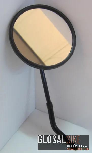 Espelho Redondo Articulado Preto
