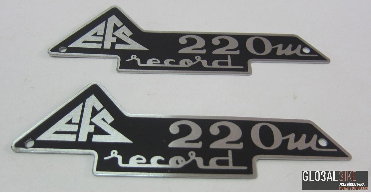Emblema Mala EFS Record Chapa (Par)