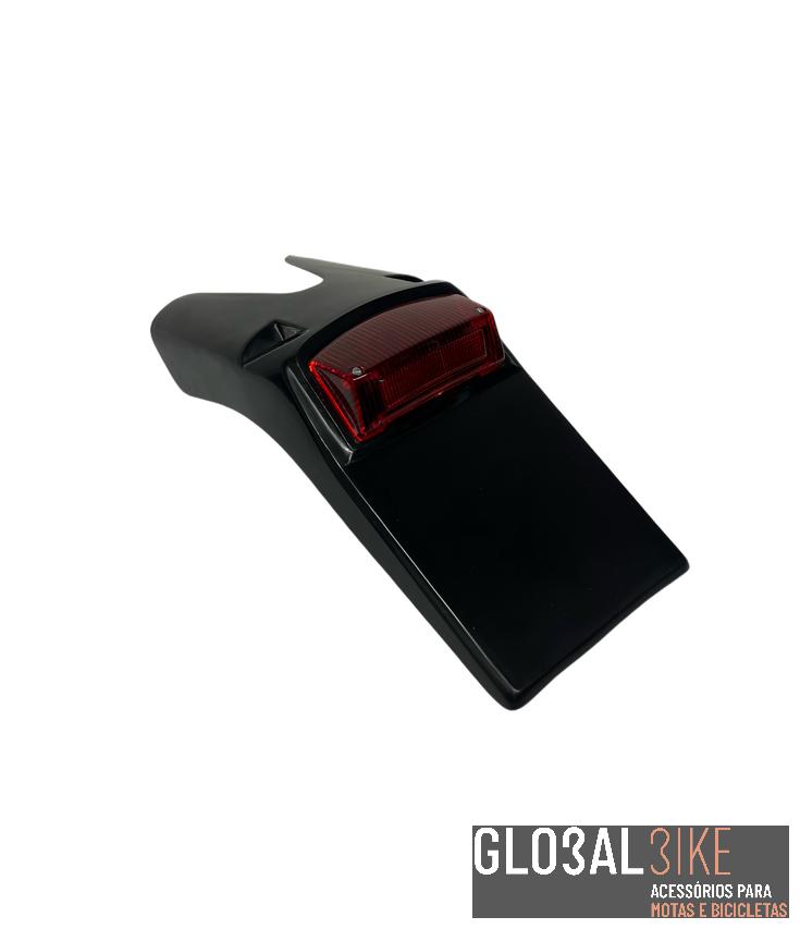 Suporte Chapa Matrícula C/Farolim Preto HP