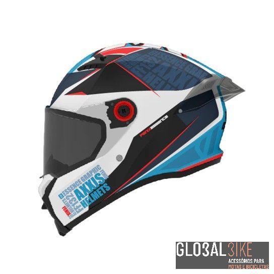 Capacete Fenix Essence Azul Axxis