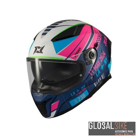 Capacete Panther SV Passenger Rosa Axxis