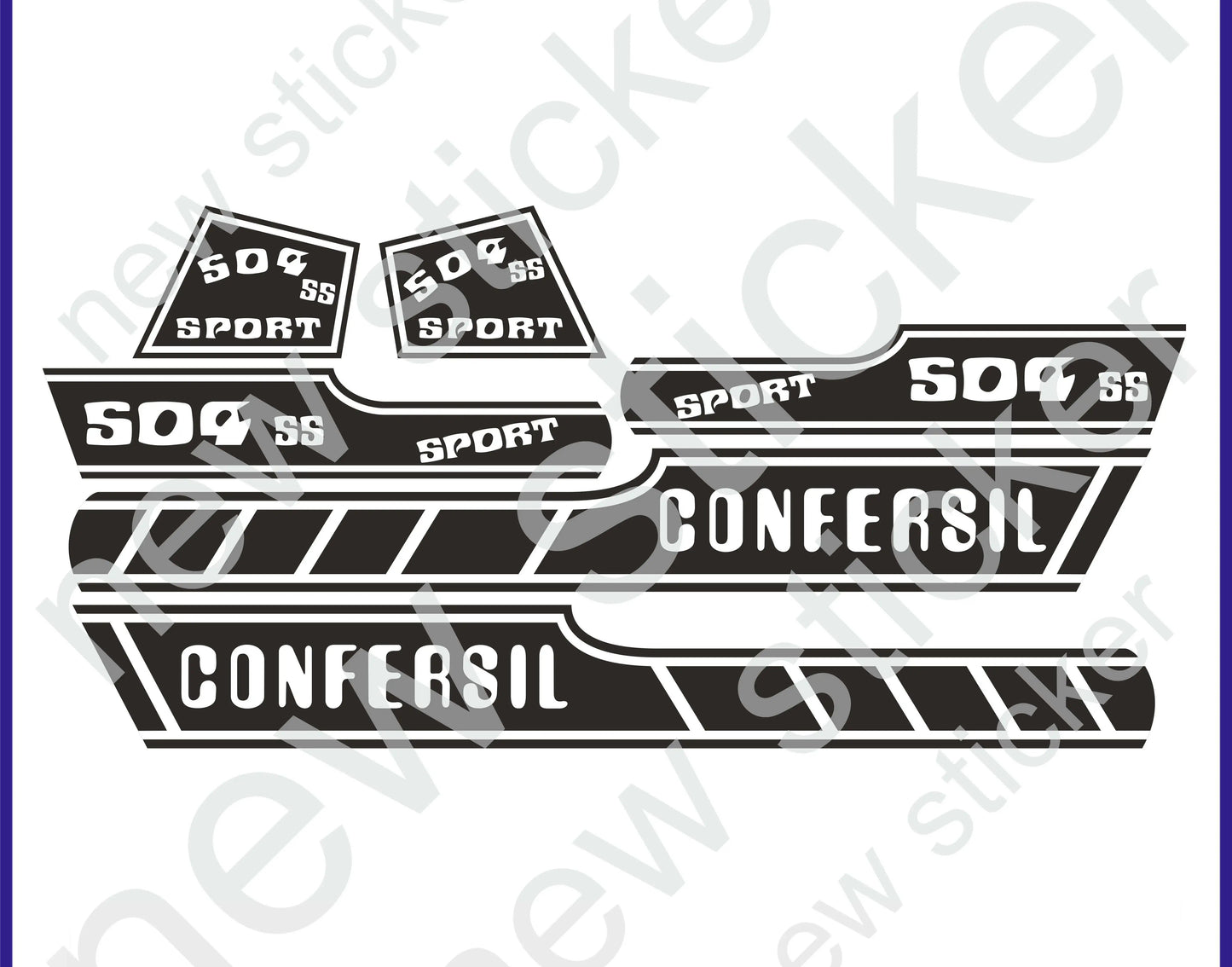 Kit Autocolantes Confersil 504