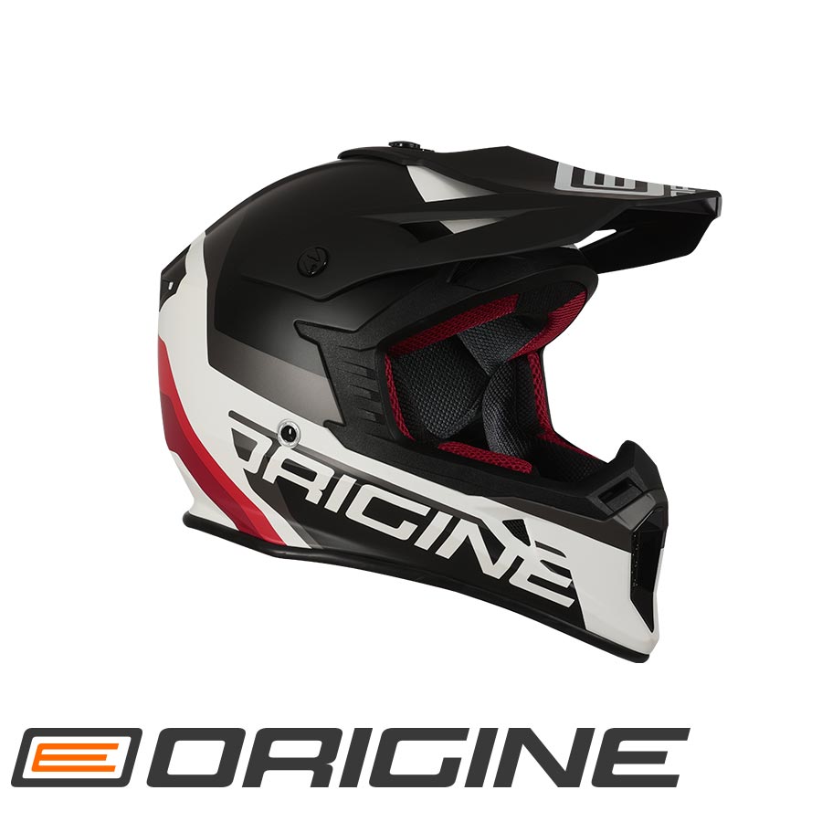 Capacete Hero MX Preto/Branco Mate Origine