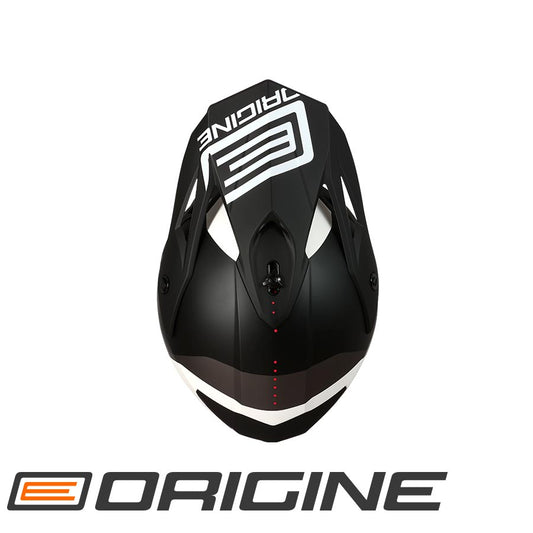 Capacete Hero MX Preto/Branco Mate Origine