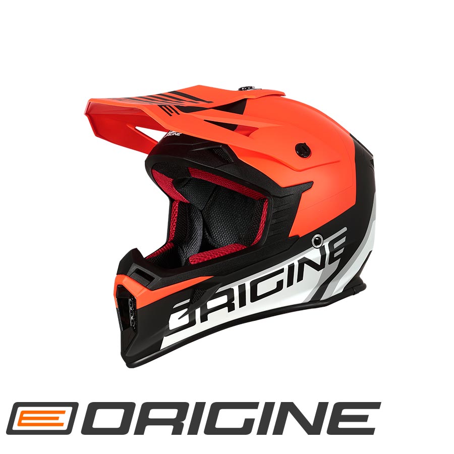 Capacete Hero MX Fluo Laranja/Preto Mate Origine