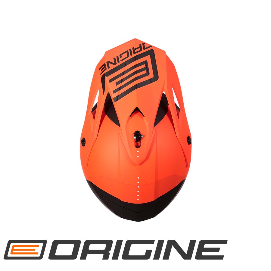 Capacete Hero MX Fluo Laranja/Preto Mate Origine