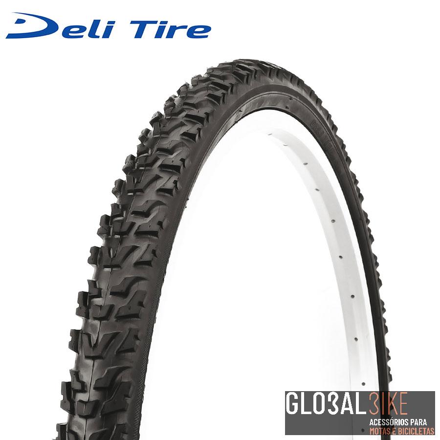 Pneu com Camara 26x2.10 MTB BK S-190 Deli Tire