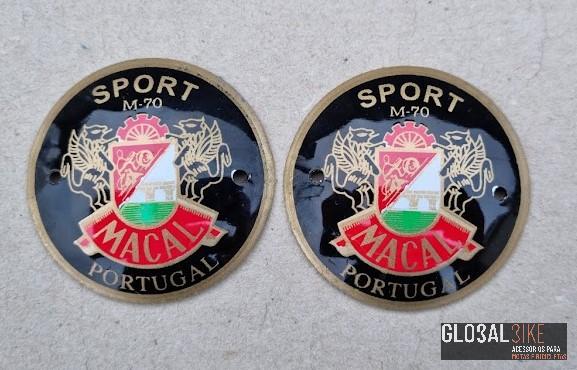 Emblema Depósito Macal M70 Sport (Par)