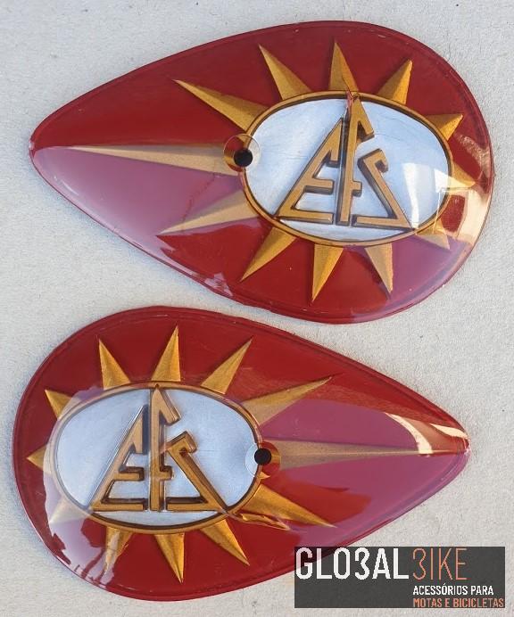 Emblema Depósito EFS Vermelho (Par)