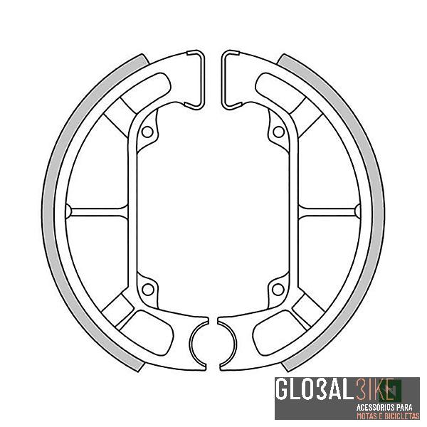 Maxila Par Piaggio Sfera 50 Trás/NRG/ Typhoon GF0252 Newfren
