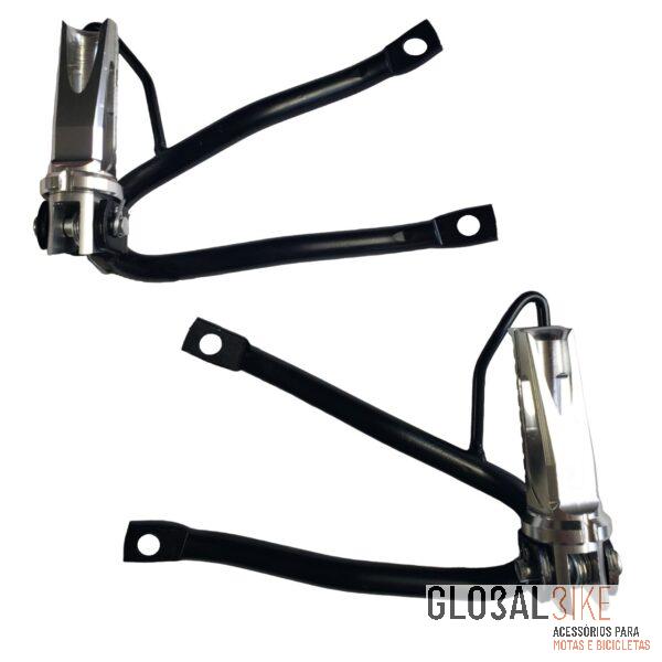 Pousa-Pés Kit 2ºPassageiro Yamaha DT50LC/D Alum.