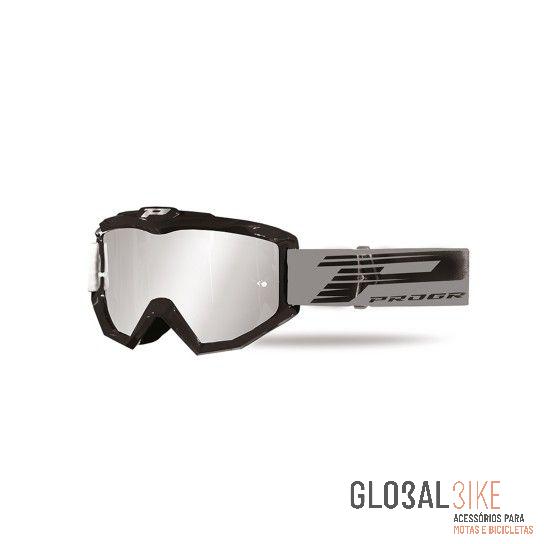 Oculos Motocross 3201-102FL Atzaki Fluor Progrip