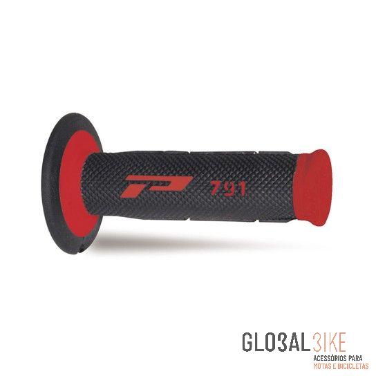 Punho Par Moto 791-150 Vermelho/Preto Progrip