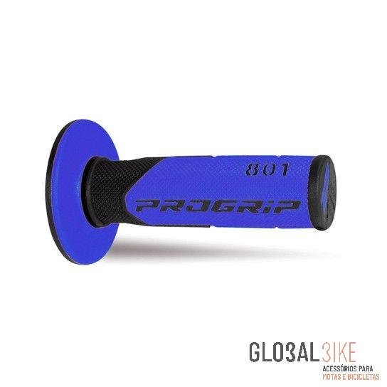 Punho Par Moto 801 MX Preto/Azul ProGrip