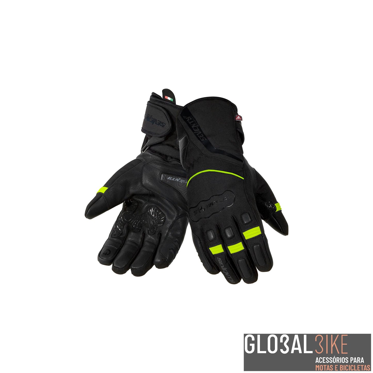Luva Moto Inverno SD-T7 Gobi Touring Prt/Ama Seventy