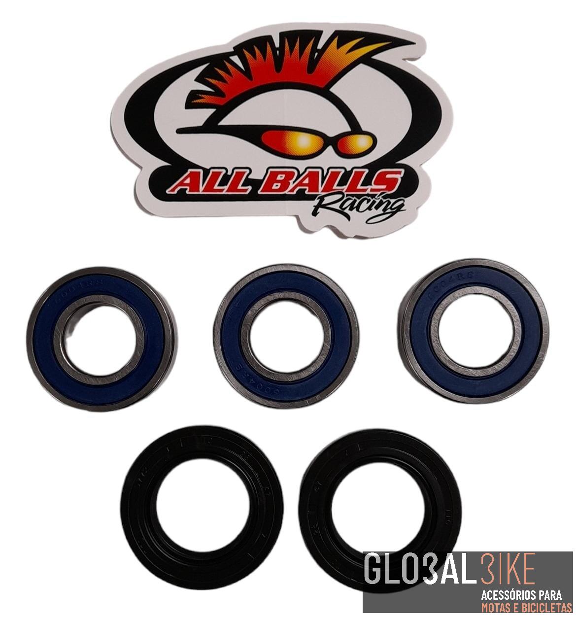 Rolamentos Kit Eixo Trás YZ125/250 WR200/250/500 DTR125 25-1271 All Balls