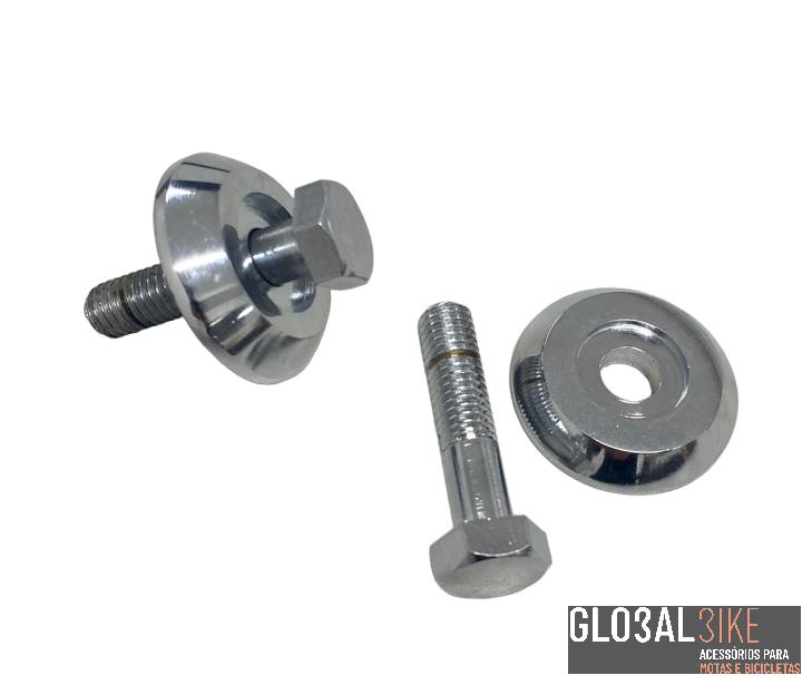 Parafuso c/Anilha Platina Famel Cromado (Kit)