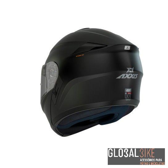 Capacete Storm SV Solid Preto Mate Axxis