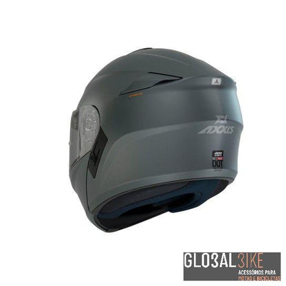 Capacete Storm SV Solid Cinza Mate Axxis