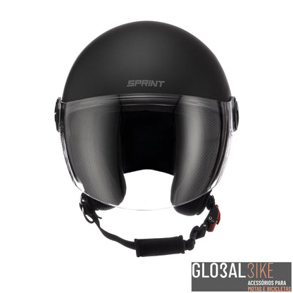 Capacete Sprint Go Preto Mate