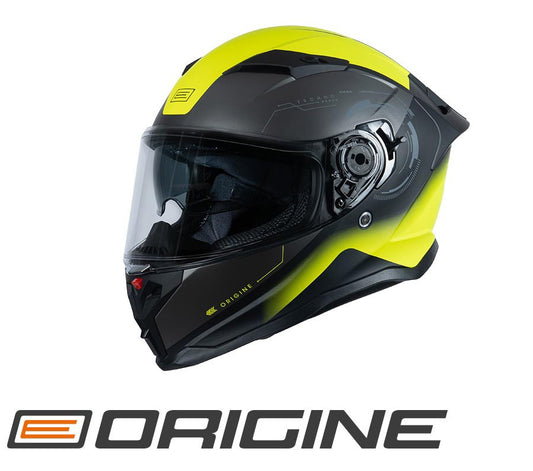 Capacete Force Techno Fluo Amarelo/Preto Origine