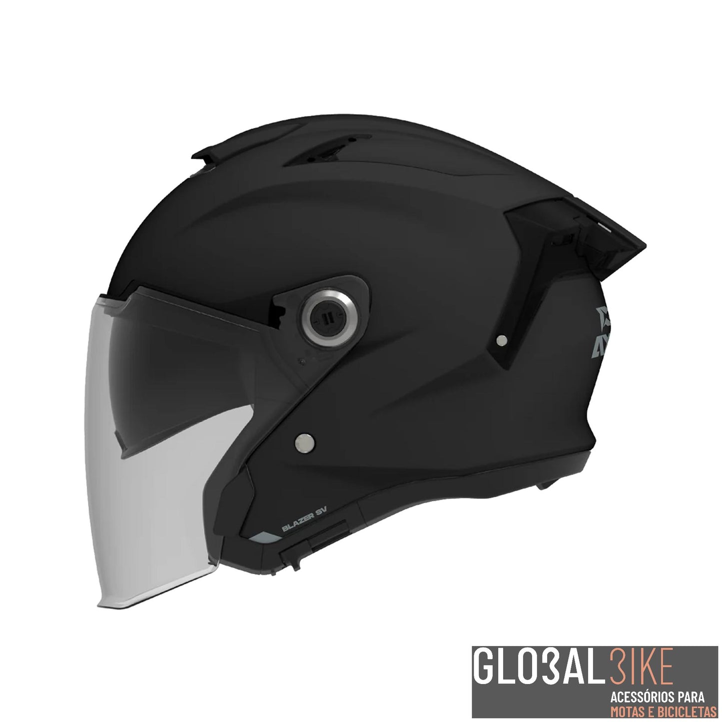 Capacete Blazer SV Solid Preto Mate Axxis