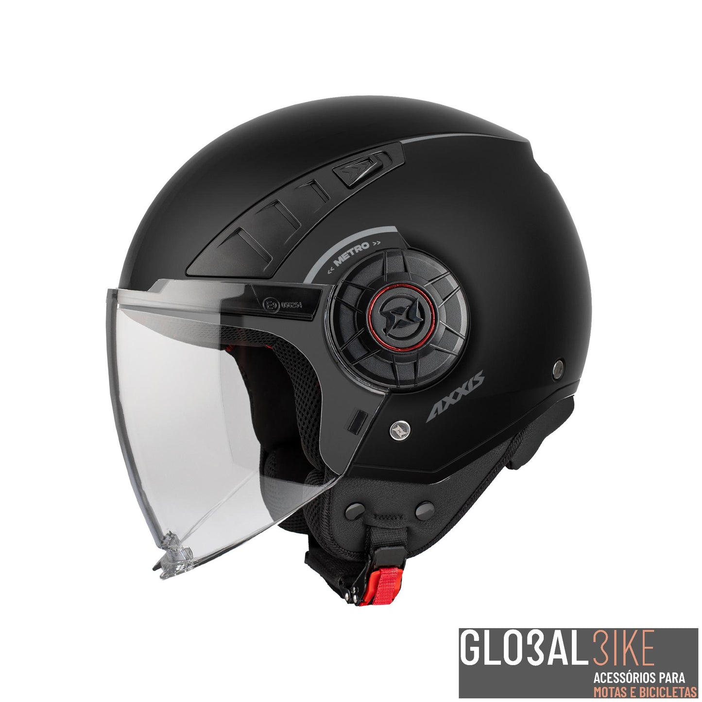 Capacete Metro S Solid Preto/Mate Axxis