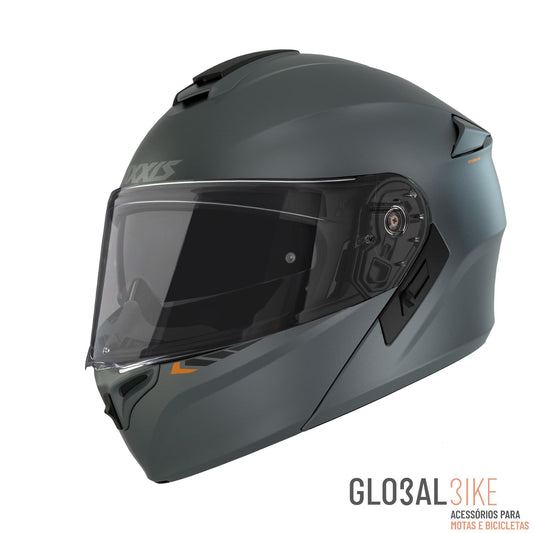 Capacete Storm SV Solid Cinza Mate Axxis