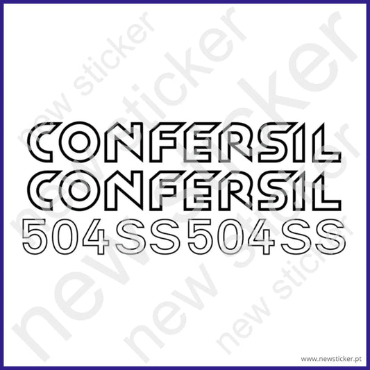Kit Autocolantes Confersil 504 SS