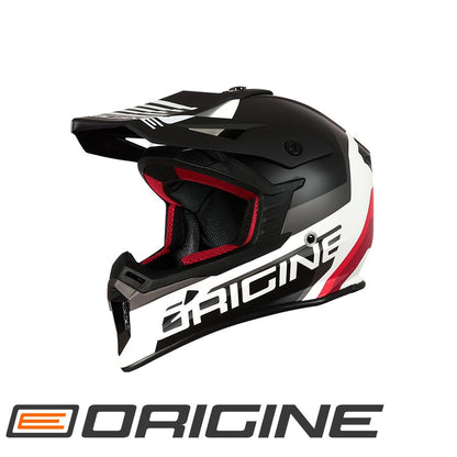 Capacete Hero MX Preto/Branco Mate Origine
