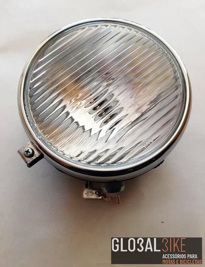 Farol M/79 Guia C/Chave Vidro Branco