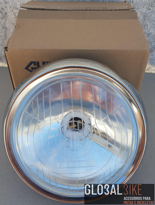 Farol M73 Guia S/Chave Vidro Branco