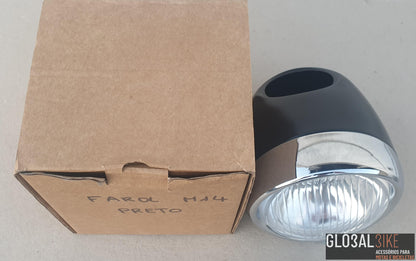 Farol M14 C/Pala Preto Guia