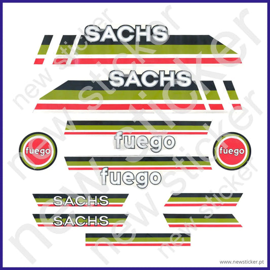 Kit Autocolantes Sachs Fuego