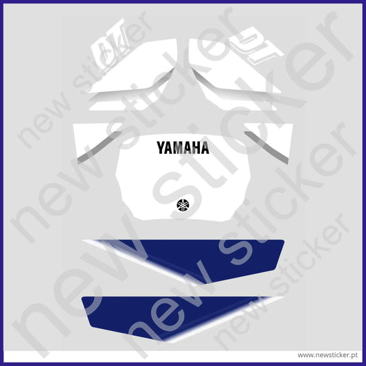 Kit Autocolantes Yamaha DT50LC 2003 Azul/Branco