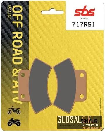 Pastilha Travão Par ATV Polaris Trás 717RSI SBS